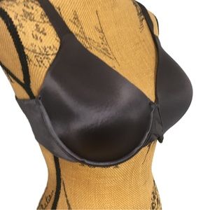 Lilyette Dark Gray Padded Underwire Full Coverage Bra 40D .